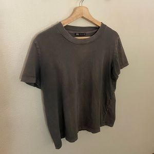 Washed Grey Zara Tee